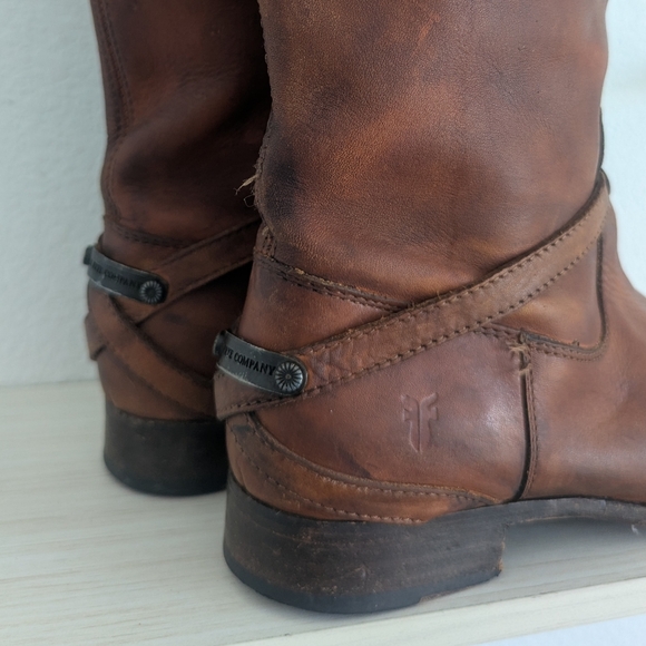 Frye Lindsay Plate Riding Boots - Picture 2 of 8